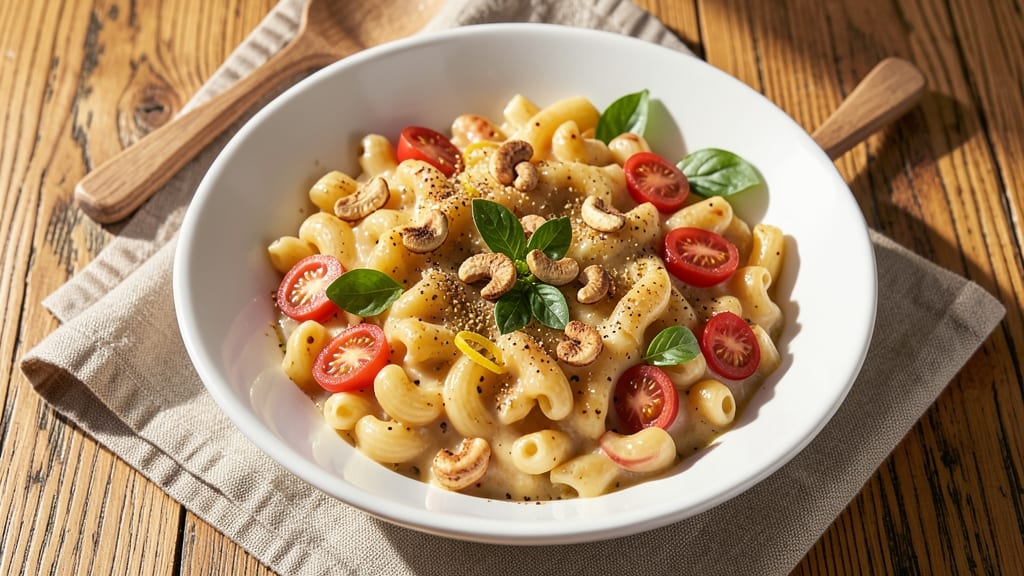 Baked Macaroni and Cheese Recipe Without Milk: Nutty Creaminess From Cashew Base