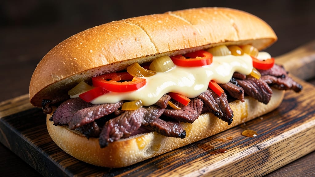 Authentic Philly Cheesesteak Recipe Cheese Whiz: Crispy, Charred Steak and Gooey Whiz Magic