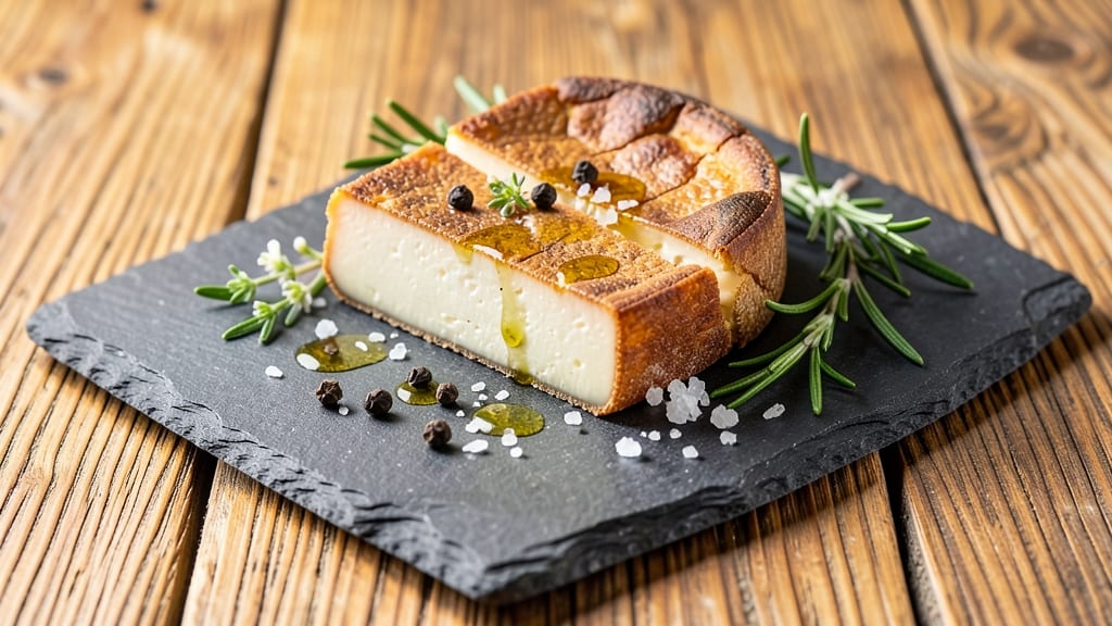 Aged Goat Cheese Recipe: Crispy Baked Blisters With Herbed Tang