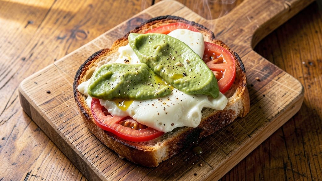 Avocado Mozzarella and Tomato Grilled Cheese Recipe: Crispy Crust Meets Fresh Trios